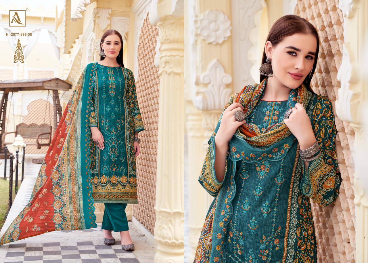 Alok suit bin saeed-12 Designer dress materials wholesale